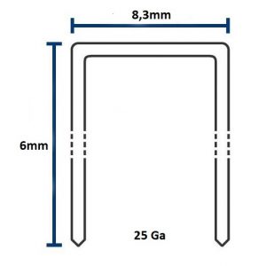 SP19 - 25GA Heftklammern